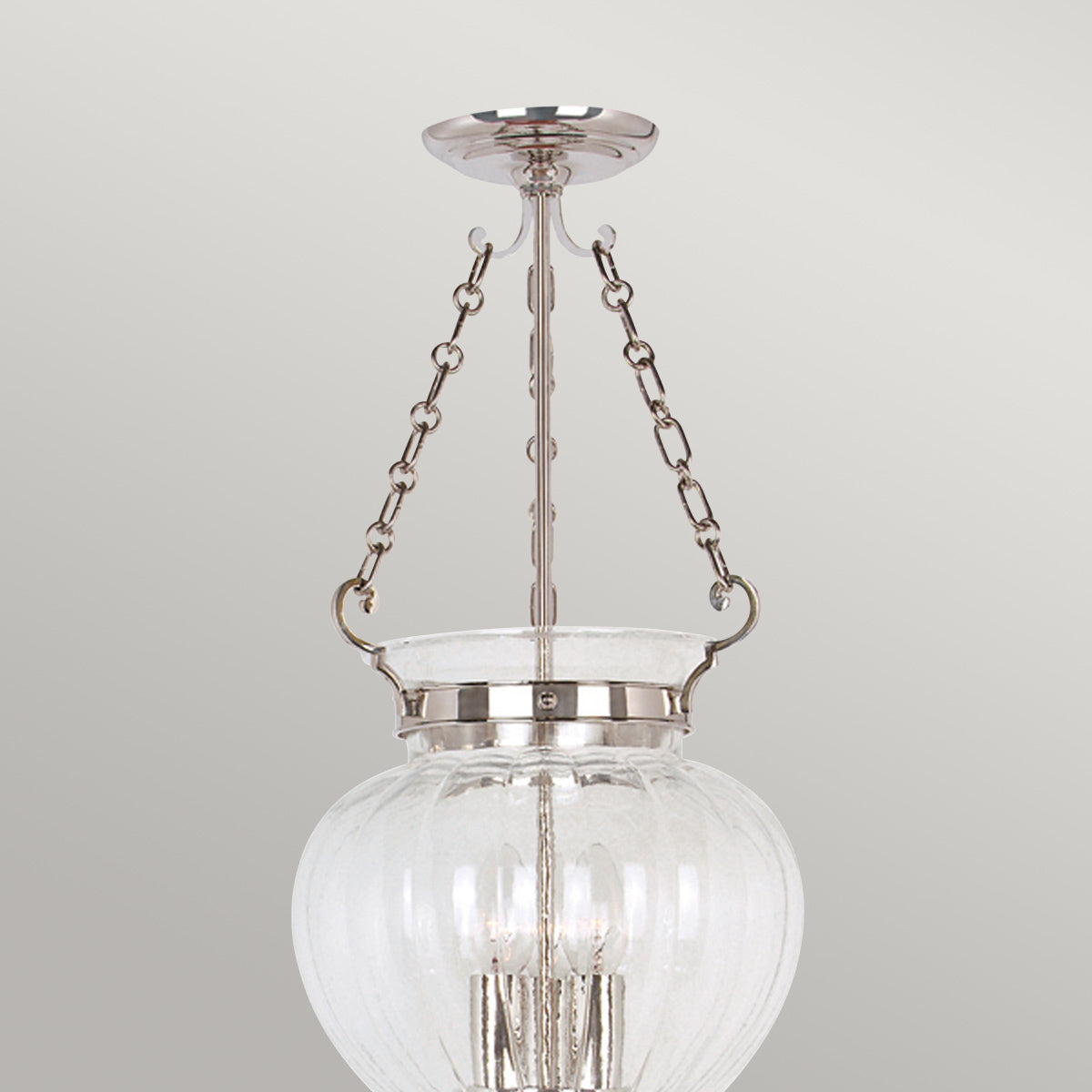 Pendelleuchte Finsbury Park (Nickel) 3x - Elstead Lighting