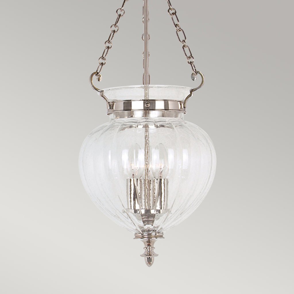 Pendelleuchte Finsbury Park (Nickel) 3x - Elstead Lighting