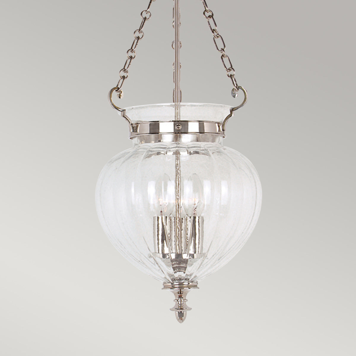Pendelleuchte Finsbury Park (Nickel) 3x - Elstead Lighting