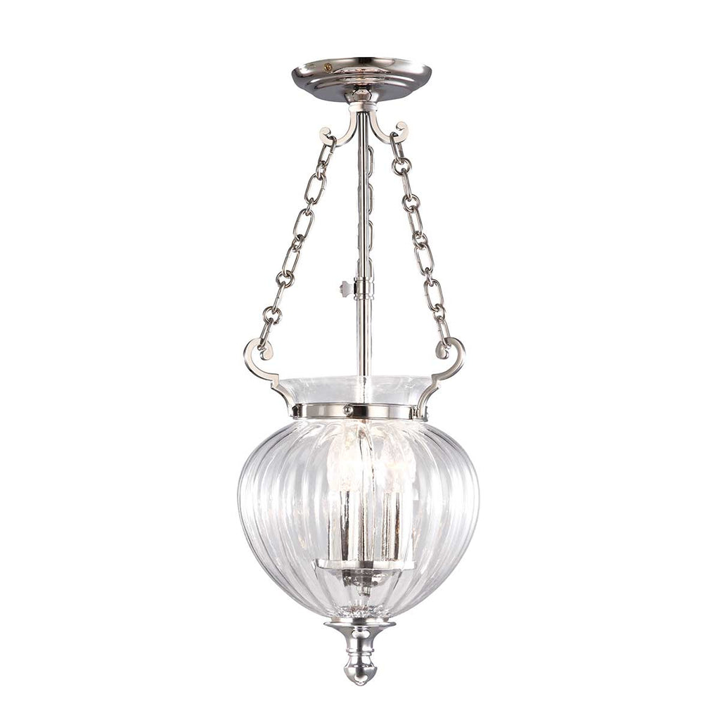 Pendelleuchte Finsbury Park (Nickel) 3x - Elstead Lighting