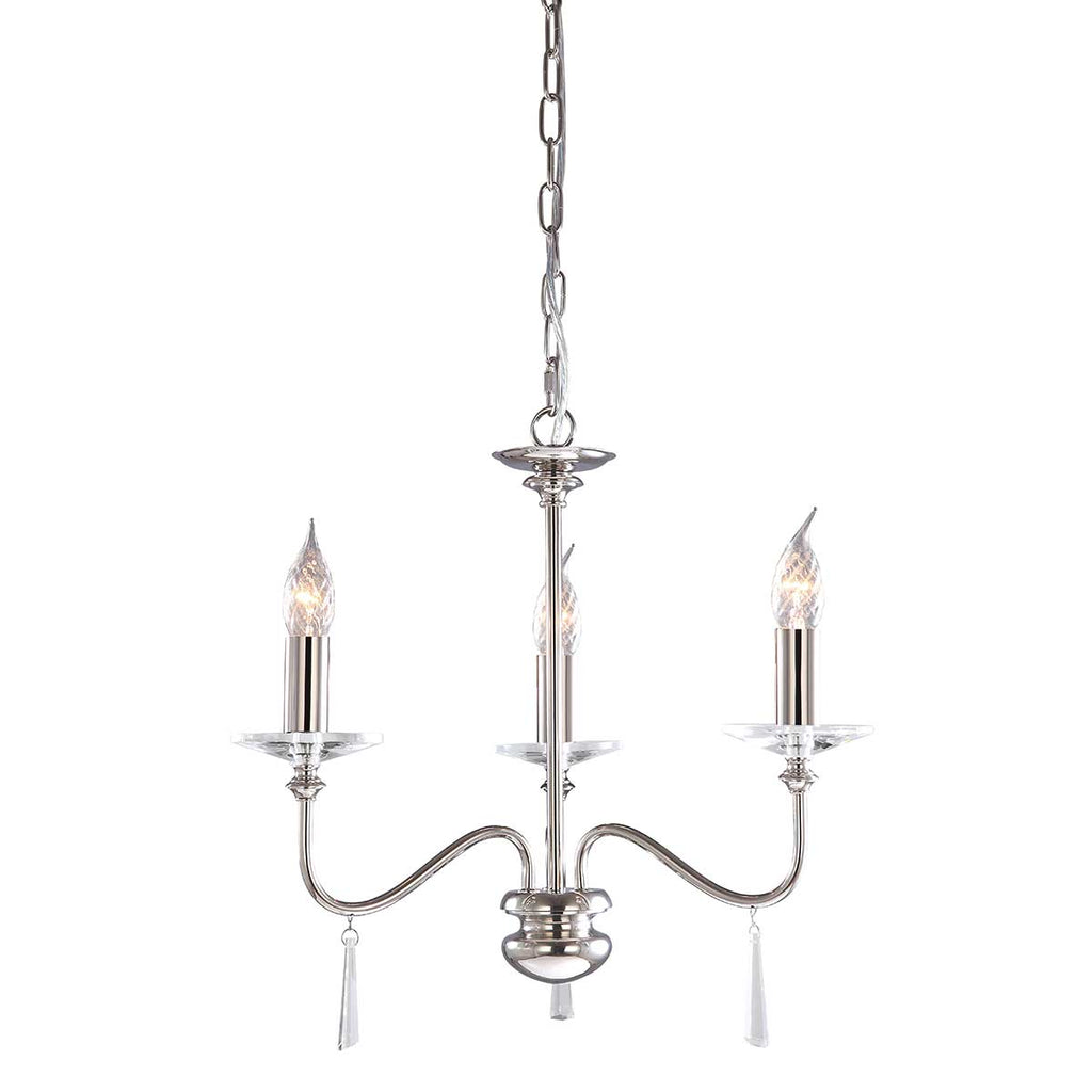 Pendelleuchte Finsbury Park (Nickel) 3x - Elstead Lighting