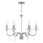 Pendelleuchte Finsbury Park (Nickel) 6x - Elstead Lighting
