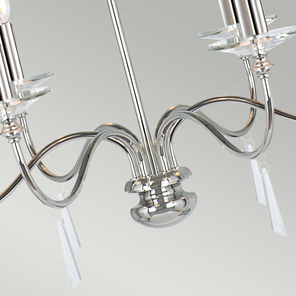 Pendelleuchte Finsbury Park (Nickel) 6x - Elstead Lighting