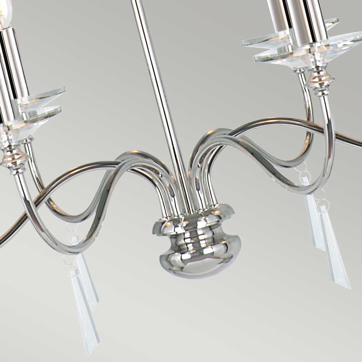 Pendelleuchte Finsbury Park (Nickel) 6x - Elstead Lighting