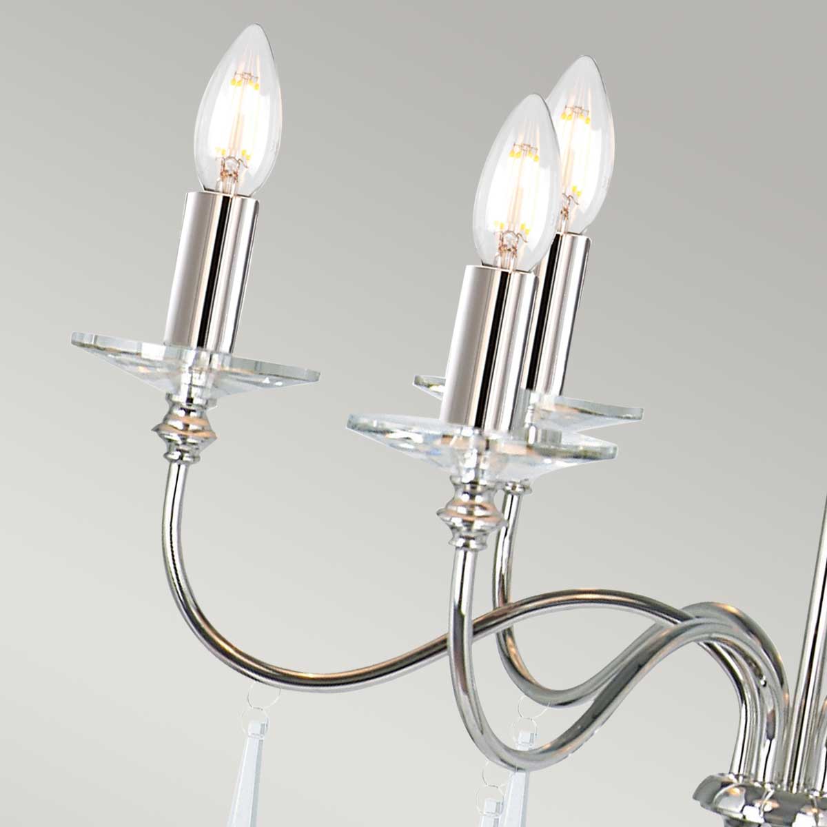 Pendelleuchte Finsbury Park (Nickel) 6x - Elstead Lighting