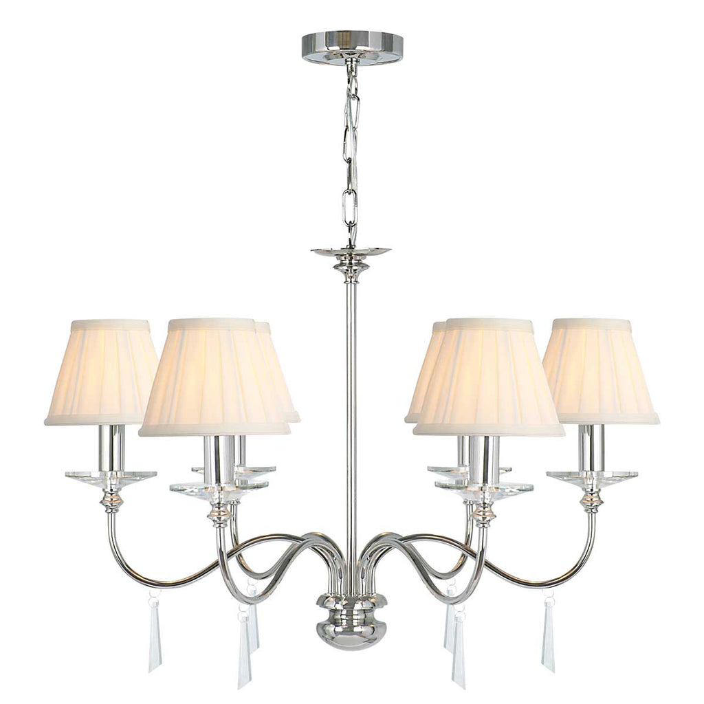 Pendelleuchte Finsbury Park (Nickel) 6x - Elstead Lighting
