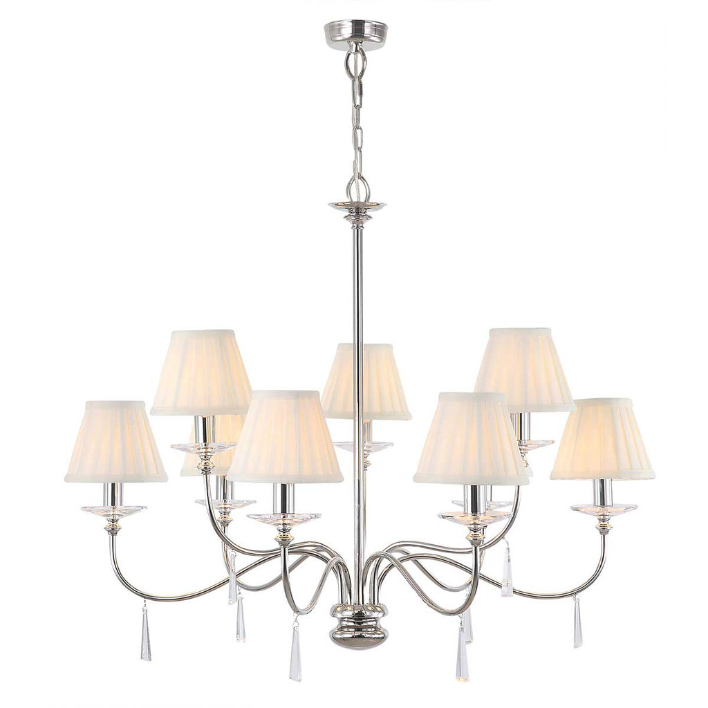 Pendelleuchte Finsbury Park (Nickel) 9x - Elstead Lighting