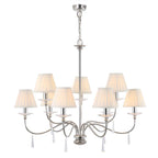 Pendelleuchte Finsbury Park (Nickel) 9x - Elstead Lighting