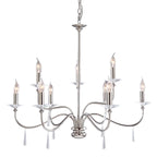 Pendelleuchte Finsbury Park (Nickel) 9x - Elstead Lighting