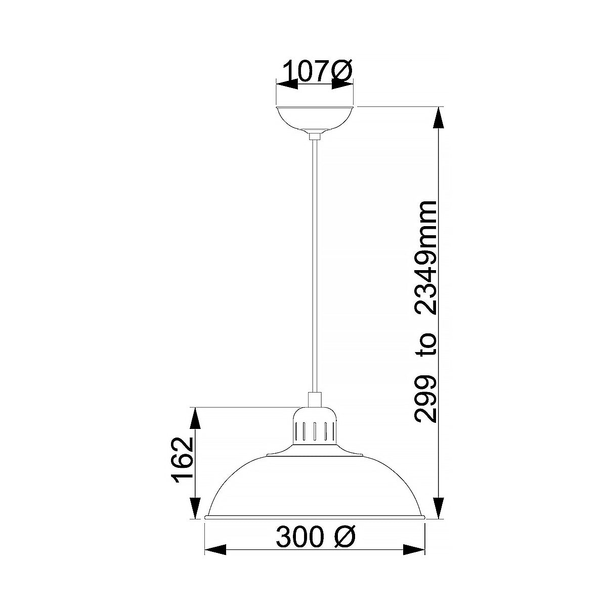 Pendelleuchte Franklin (Creme) 1x - Elstead Lighting