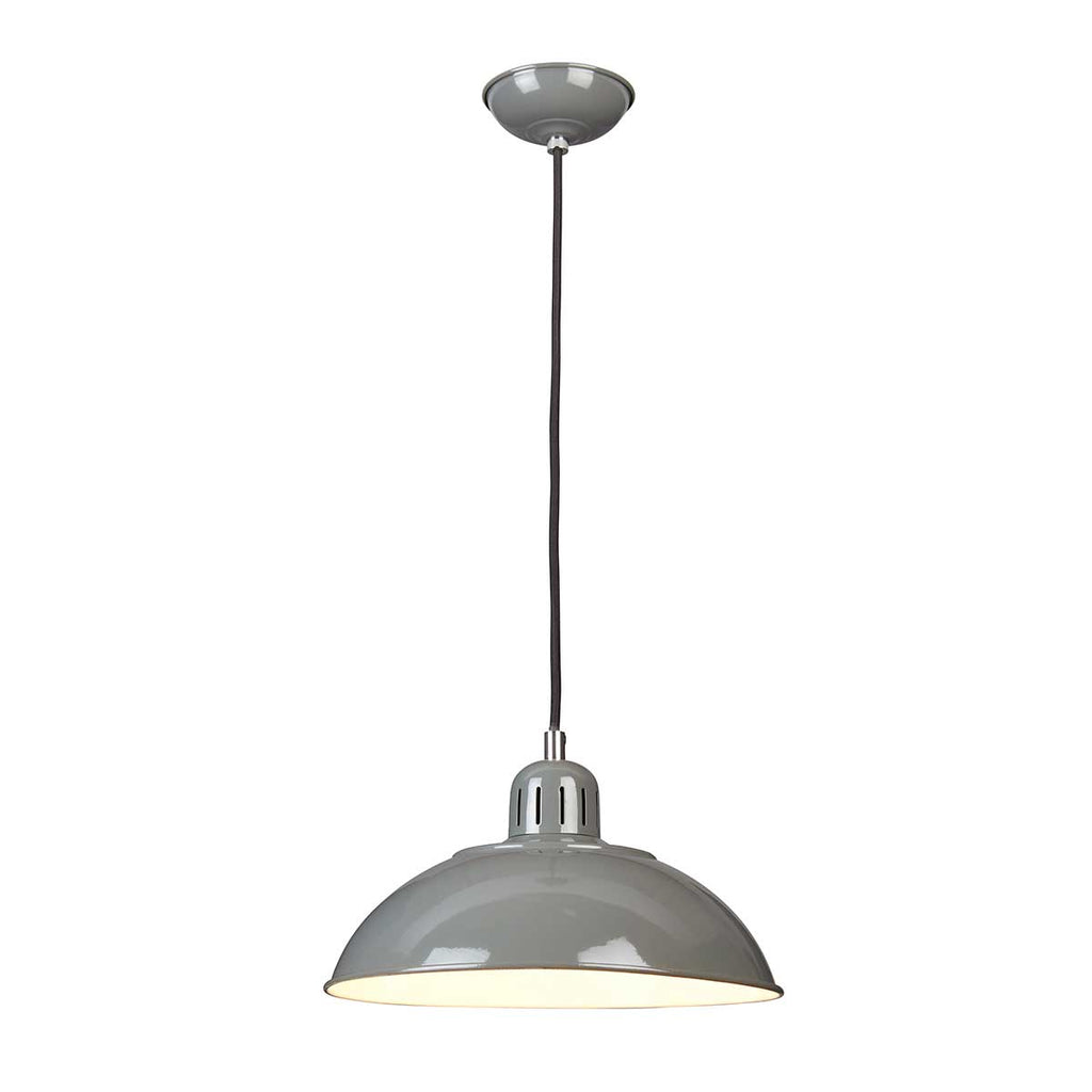 Pendelleuchte Franklin (grau) 1x - Elstead Lighting