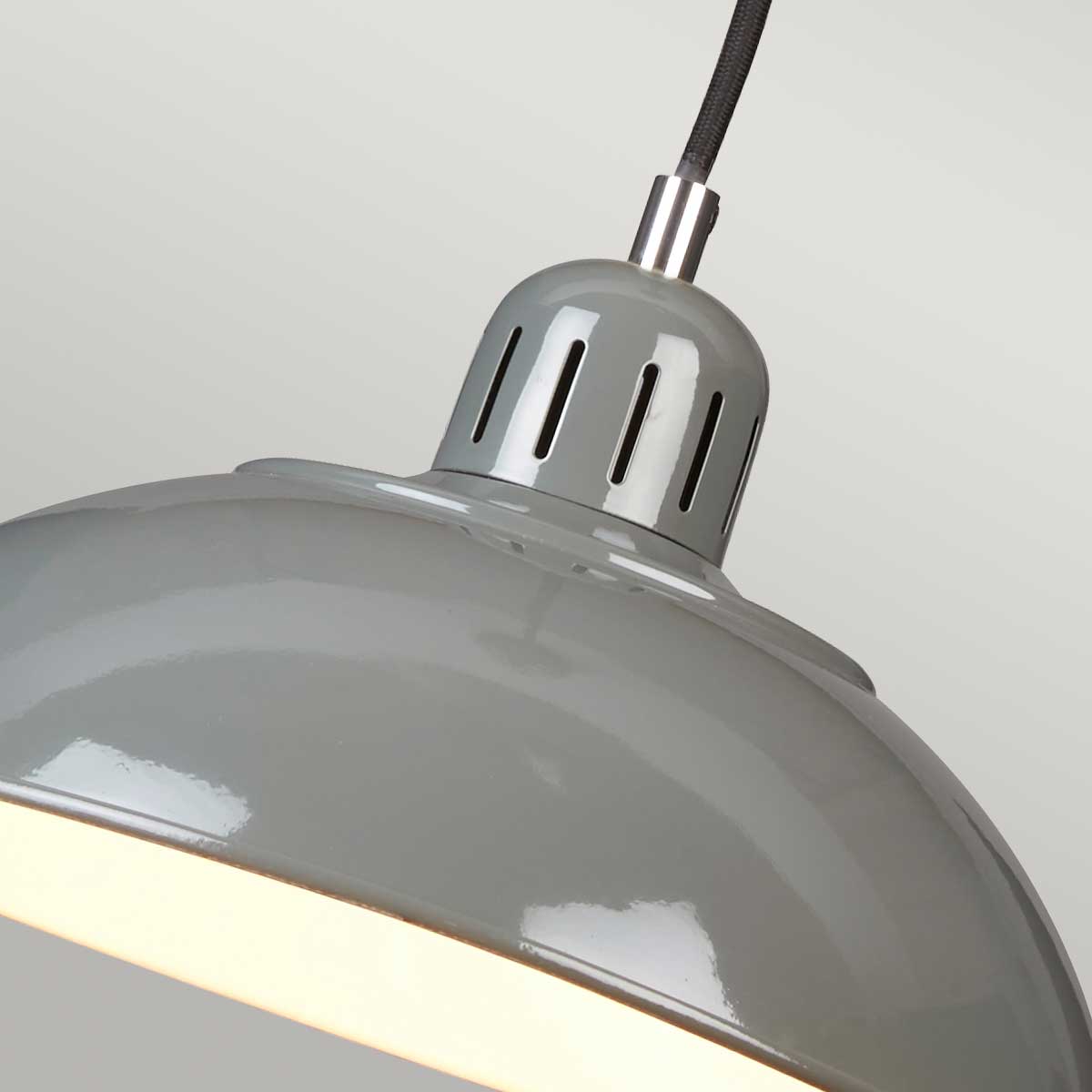 Pendelleuchte Franklin (grau) 1x - Elstead Lighting