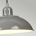 Pendelleuchte Franklin (grau) 1x - Elstead Lighting