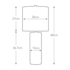 Tischleuchte Fulwell (goldfarben) 1x - Elstead Lighting