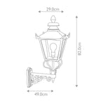 Außen-Wandleuchte Grampian (schwarz) 1x - Elstead Lighting
