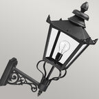 Außen-Wandleuchte Grampian (schwarz) 1x - Elstead Lighting