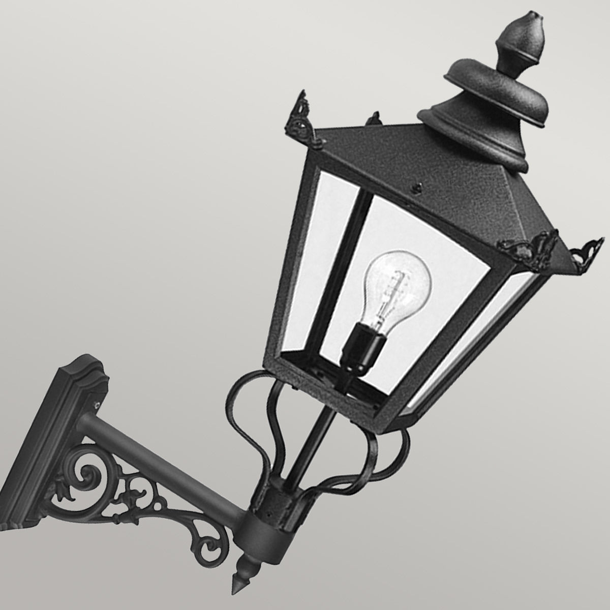 Außen-Wandleuchte Grampian (schwarz) 1x - Elstead Lighting