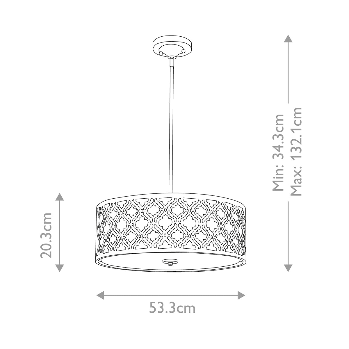 Pendelleuchte Arabella (goldfarben) 3x - Elstead Lighting