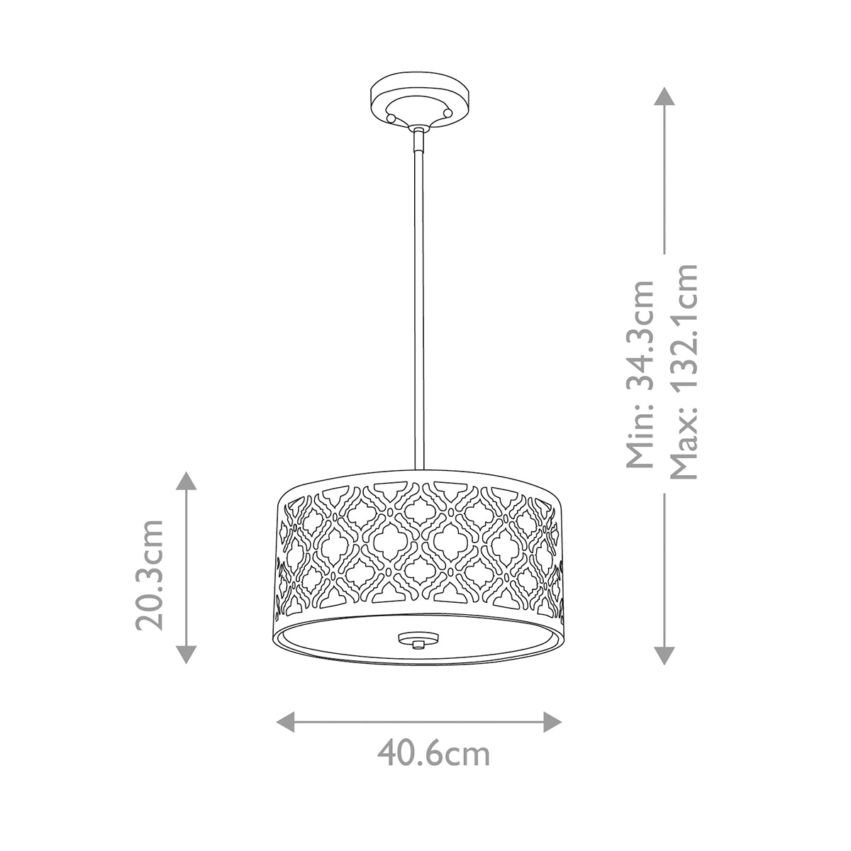 Pendelleuchte Arabella (goldfarben) 2x - Elstead Lighting