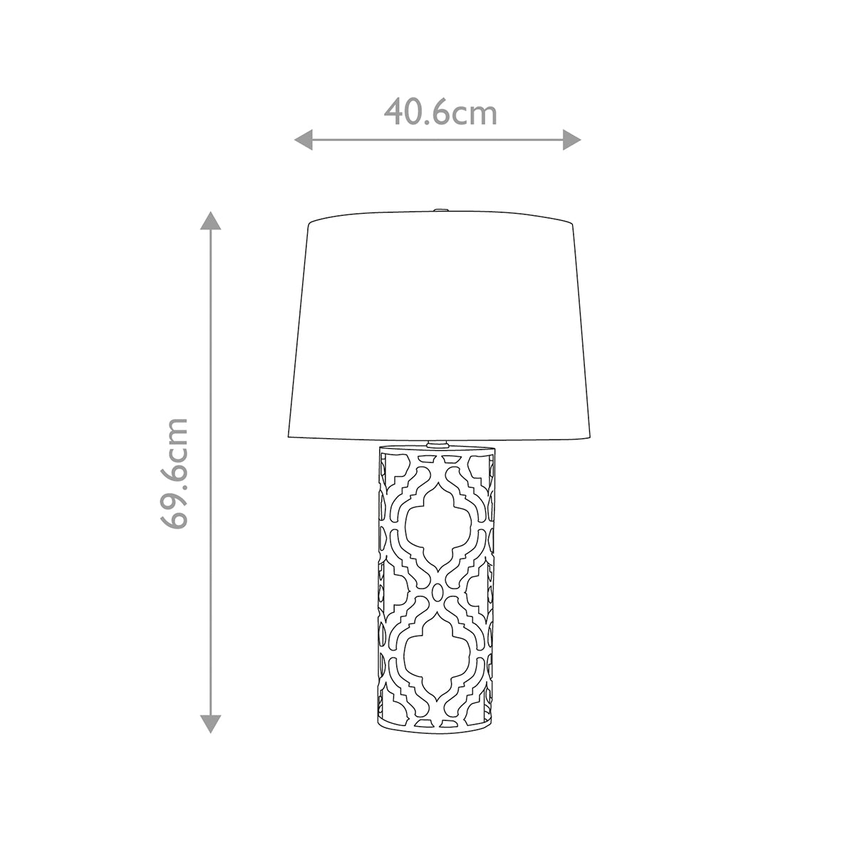 Tischleuchte Arabella (goldfarben) 1x - Elstead Lighting
