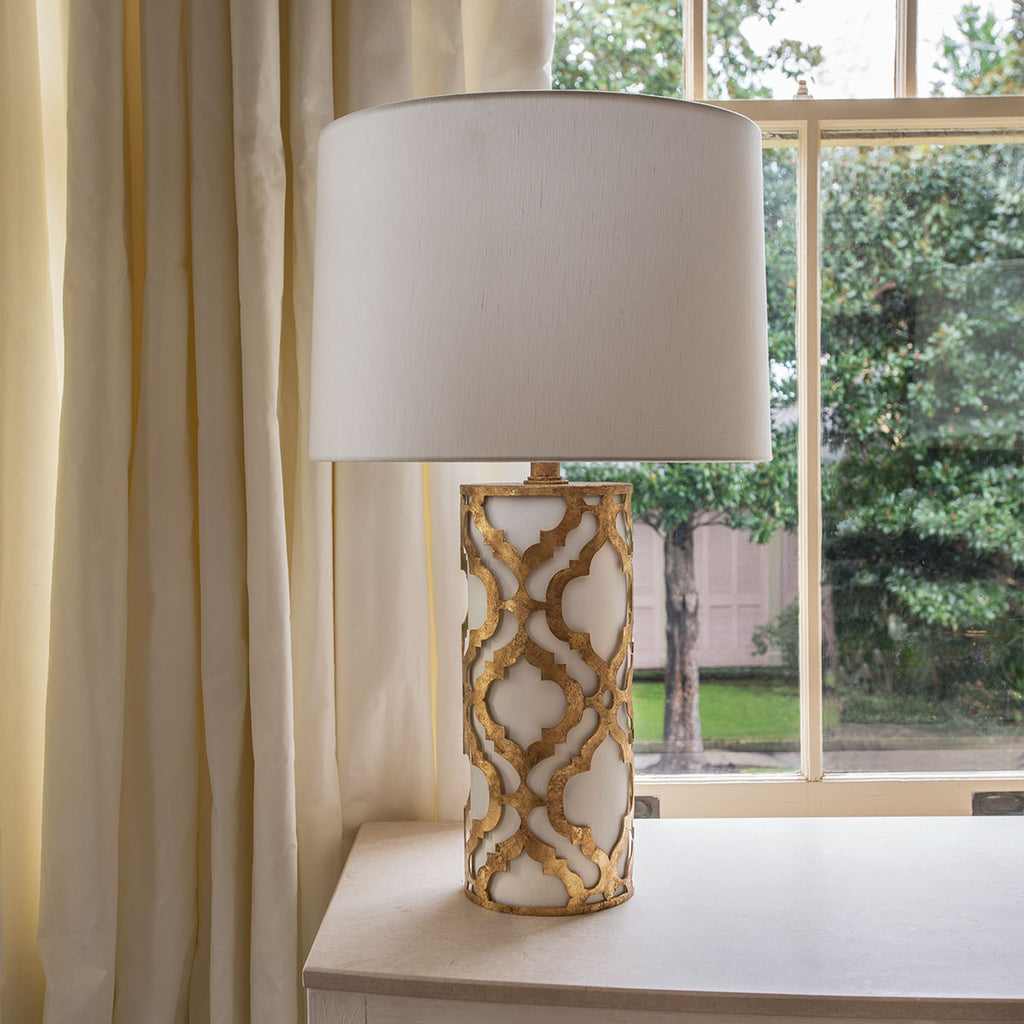 Tischleuchte Arabella (goldfarben) 1x - Elstead Lighting