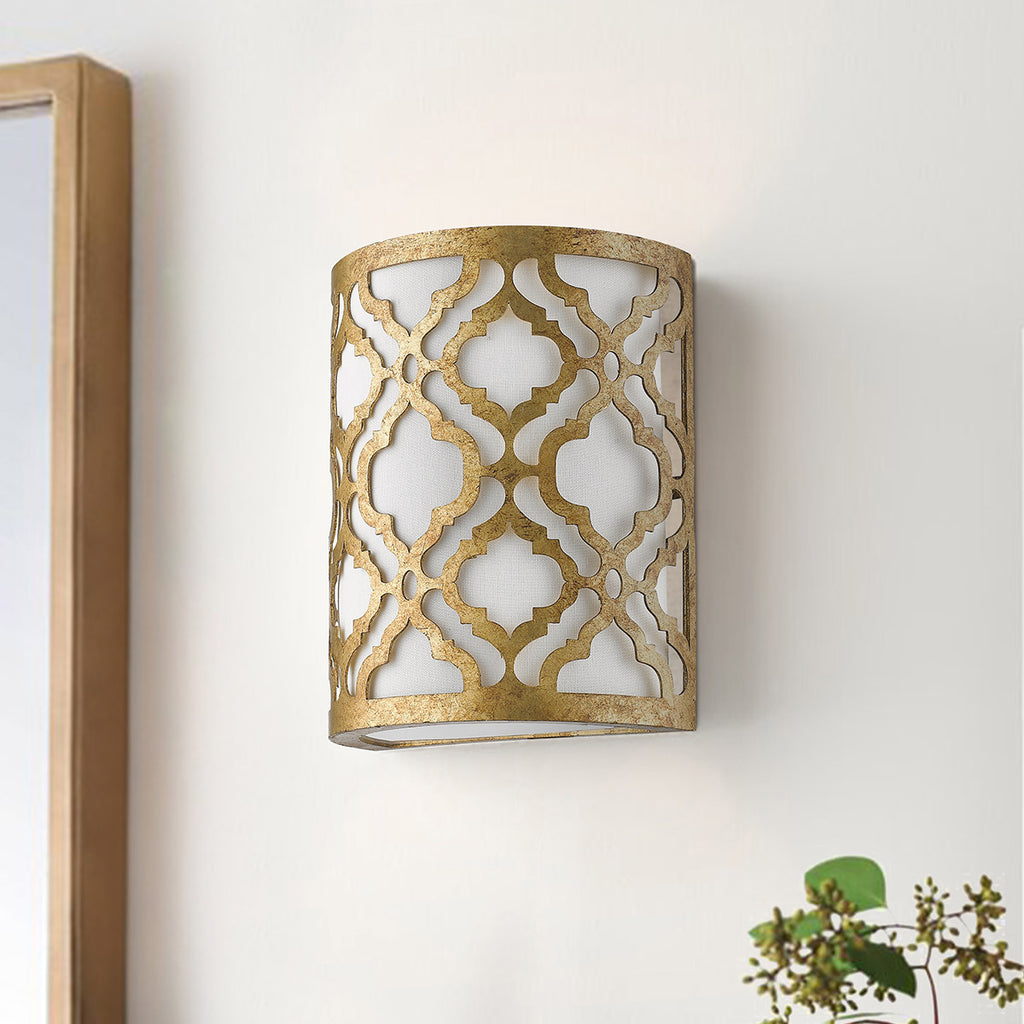 Wandleuchte Arabella (goldfarben) 1x - Elstead Lighting