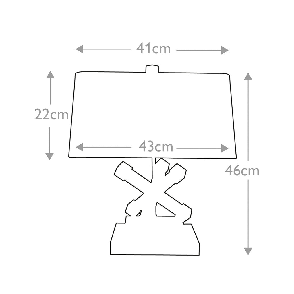 Tischleuchte Jackson Square (goldfarben) 1x - Elstead Lighting