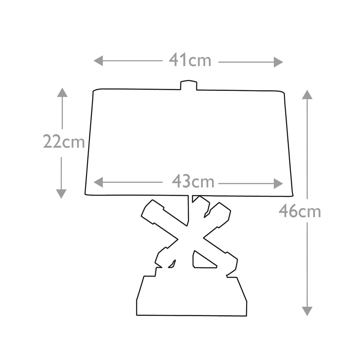 Tischleuchte Jackson Square (goldfarben) 1x - Elstead Lighting