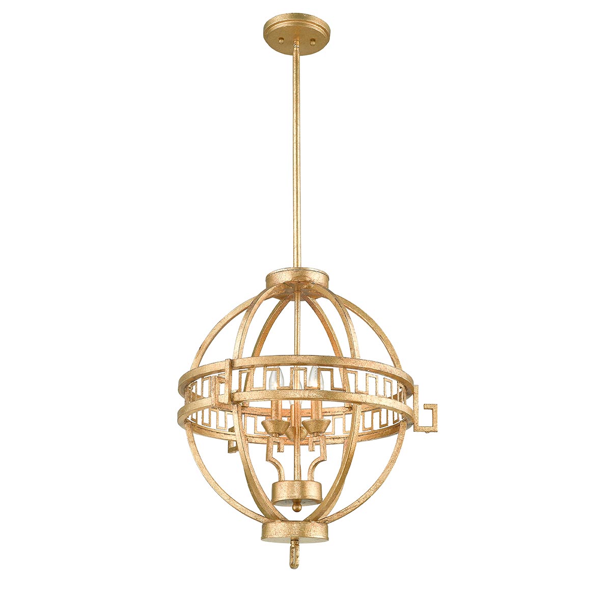 Pendelleuchte Lemuria (goldfarben) 3x - Elstead Lighting