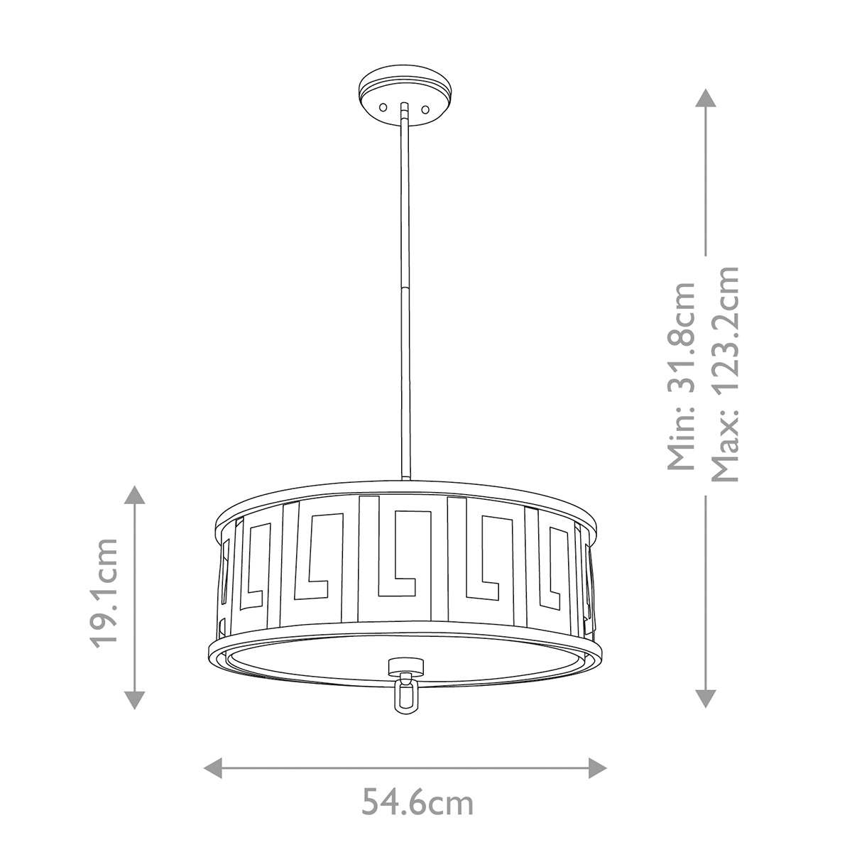 Pendelleuchte Lemuria (goldfarben) 3x - Elstead Lighting