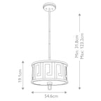 Pendelleuchte Lemuria (goldfarben) 2x - Elstead Lighting