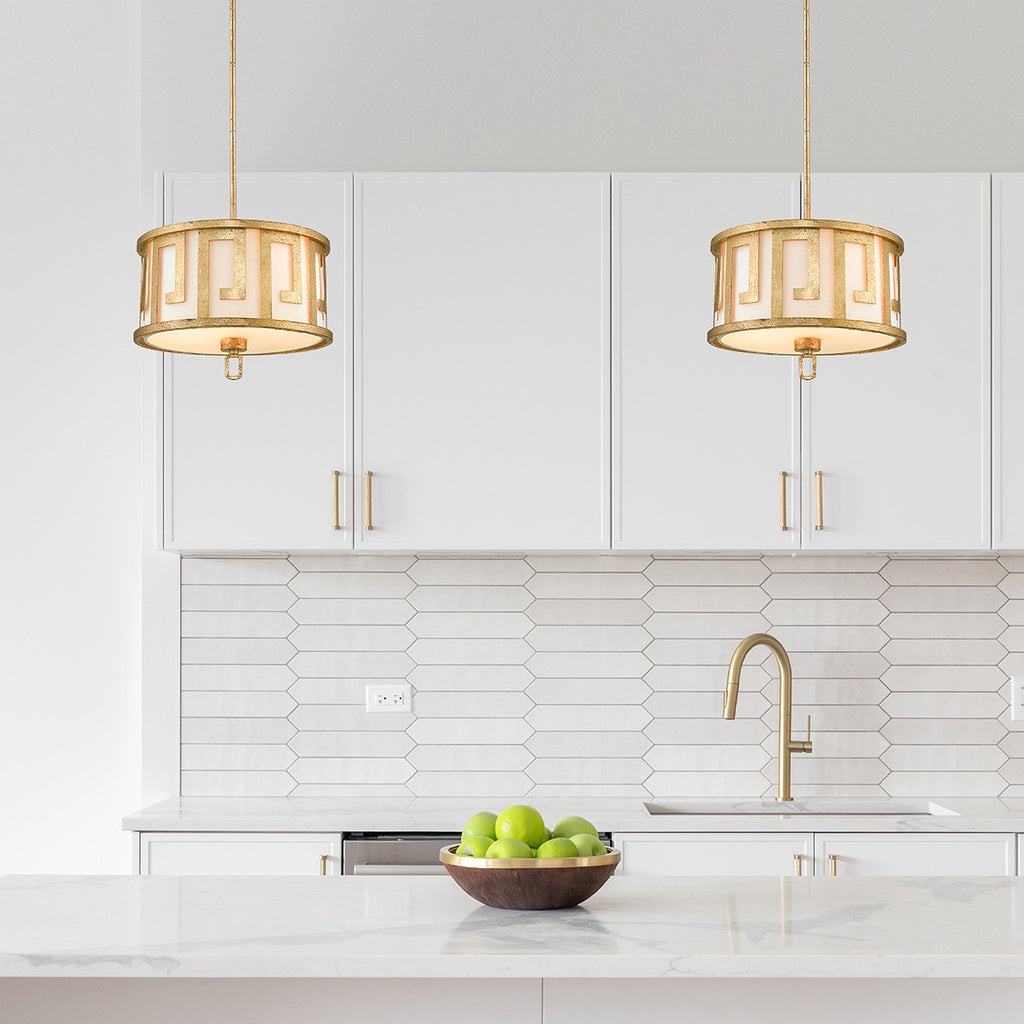 Pendelleuchte Lemuria (goldfarben) 2x - Elstead Lighting