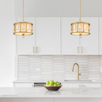 Pendelleuchte Lemuria (goldfarben) 2x - Elstead Lighting