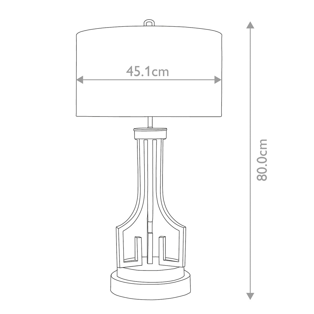 Tischleuchte Lemuria (goldfarben) 1x - Elstead Lighting