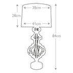 Tischleuchte Octavia (goldfarben) 1x - Elstead Lighting