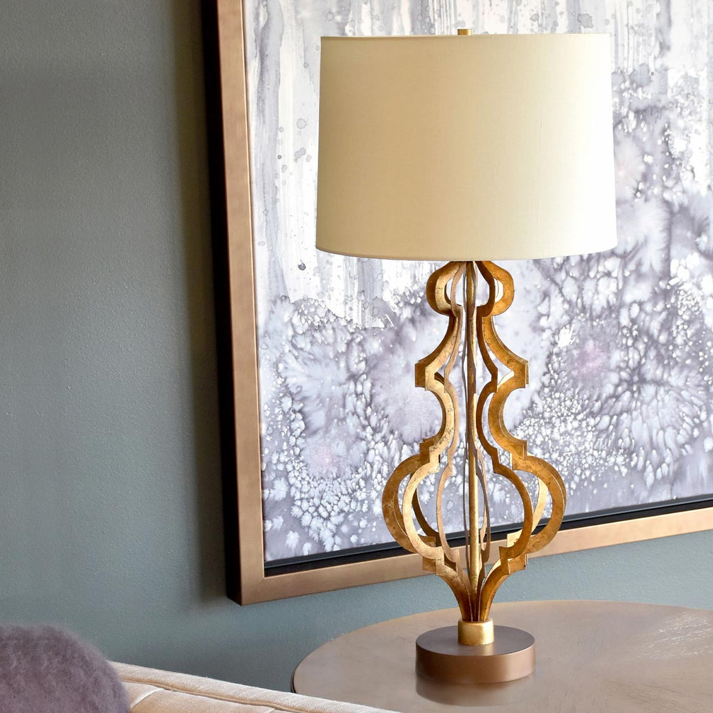 Tischleuchte Octavia (goldfarben) 1x - Elstead Lighting