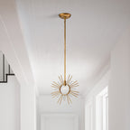 Pendelleuchte Sun King (goldfarben) 1x - Elstead Lighting