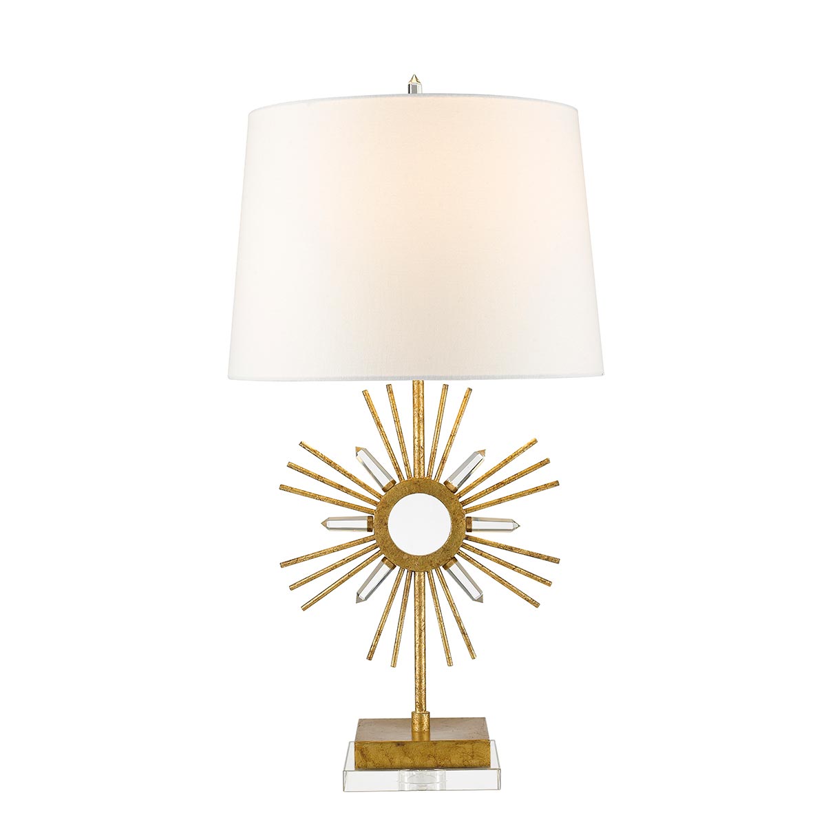 Tischleuchte Sun King (goldfarben) 1x - Elstead Lighting