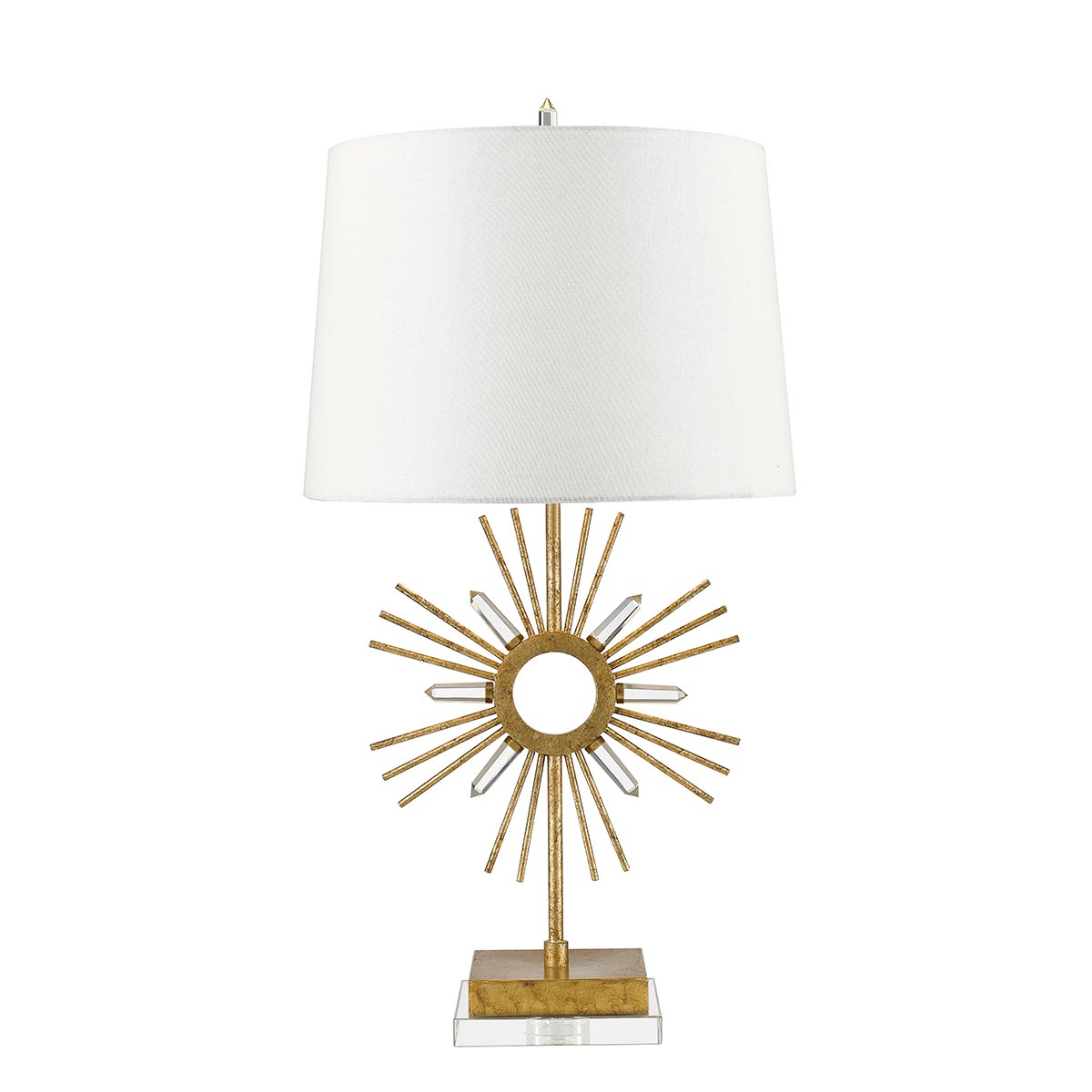 Tischleuchte Sun King (goldfarben) 1x - Elstead Lighting