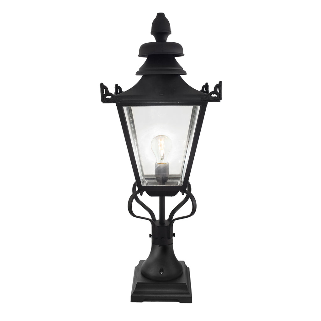 Außen-Sockelleuchte Grampian (schwarz) 1x - Elstead Lighting