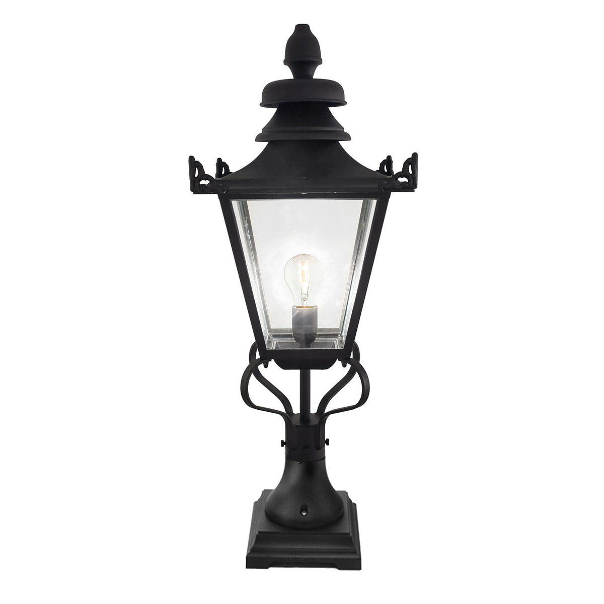 Außen-Sockelleuchte Grampian (schwarz) 1x - Elstead Lighting