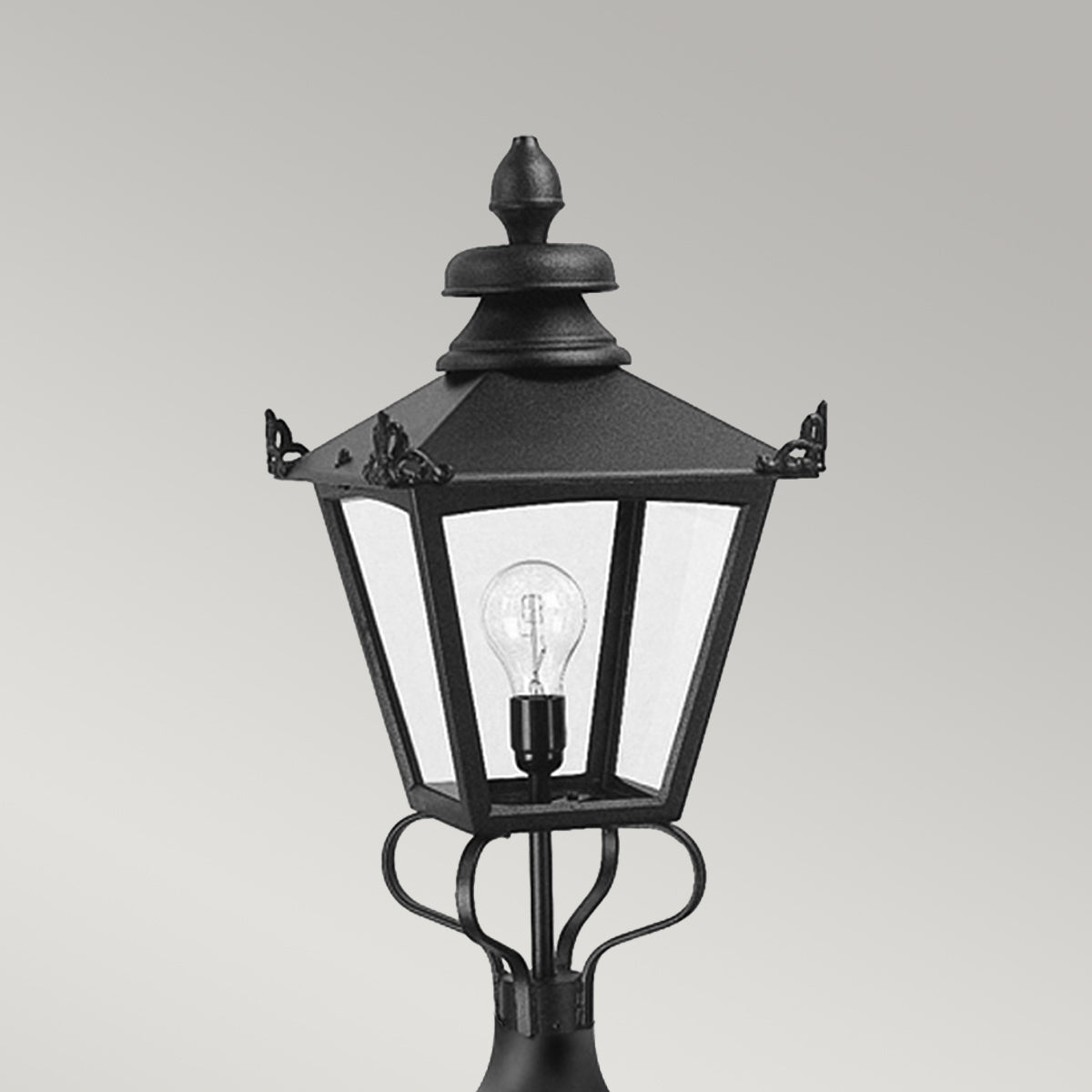 Außen-Sockelleuchte Grampian (schwarz) 1x - Elstead Lighting