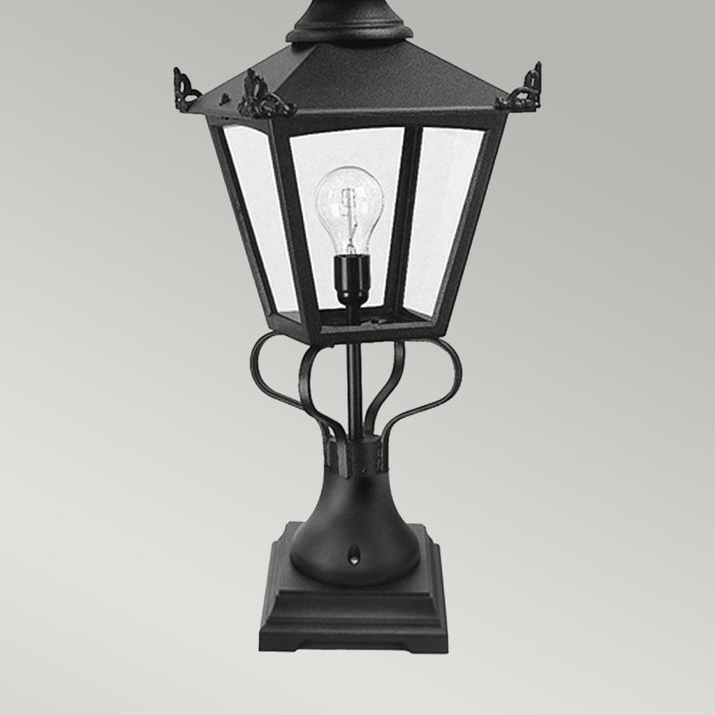 Außen-Sockelleuchte Grampian (schwarz) 1x - Elstead Lighting