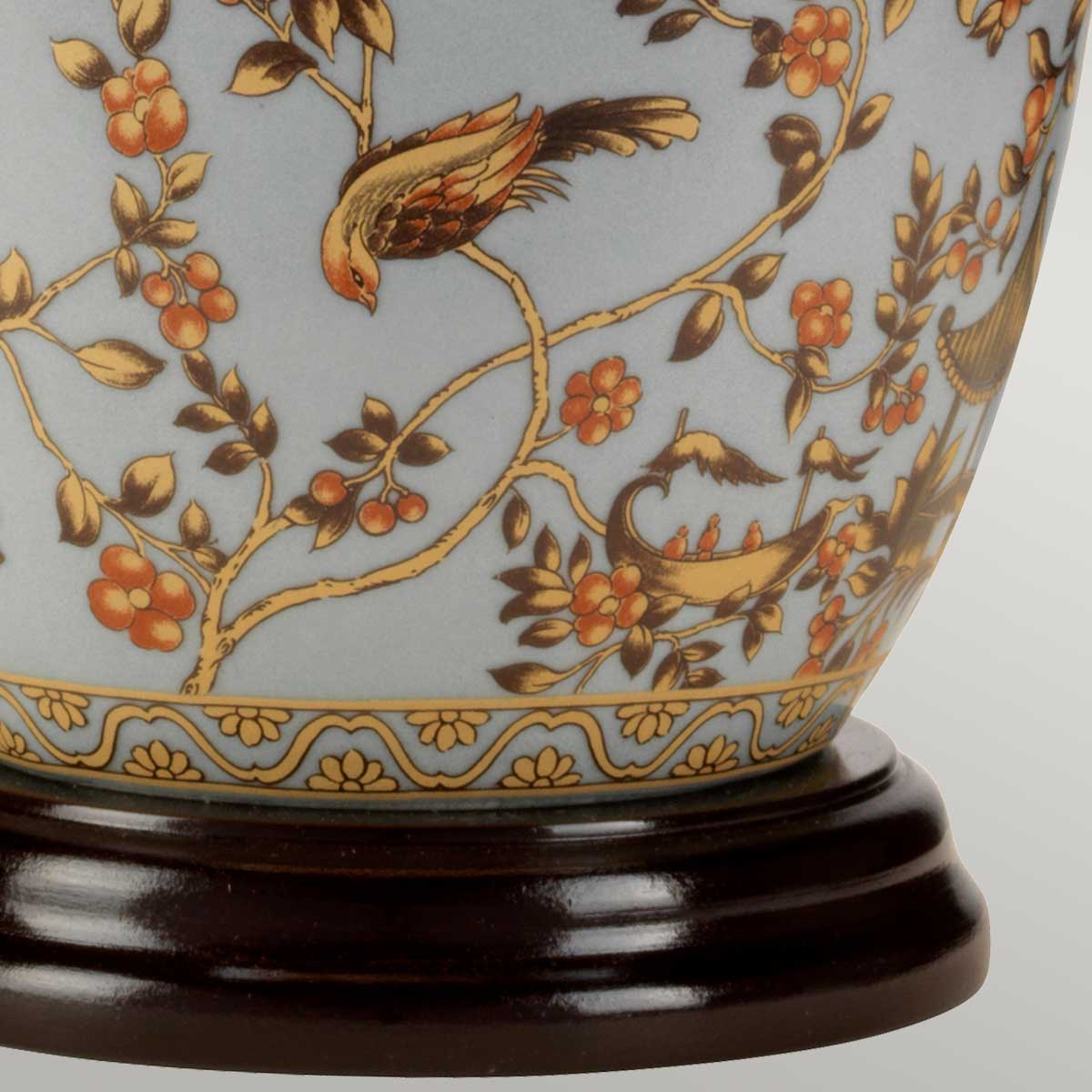 Tischleuchte Gold Birds (grau) 1x - Elstead Lighting