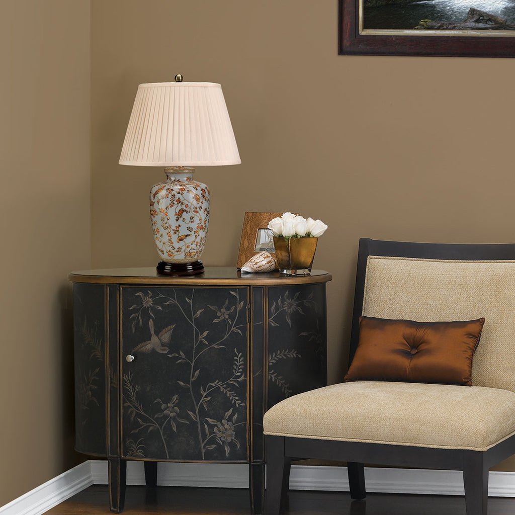Tischleuchte Gold Birds (grau) 1x - Elstead Lighting
