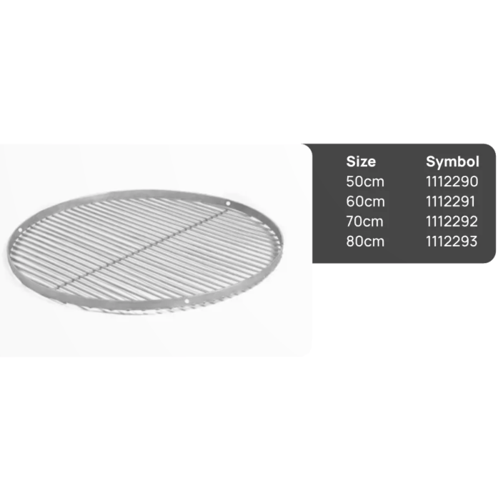 Grillrost aus Edelstahl 80cm