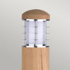 Außen-Wegeleuchte Poole (Teak and Stainless Steel) 1x - Elstead Lighting
