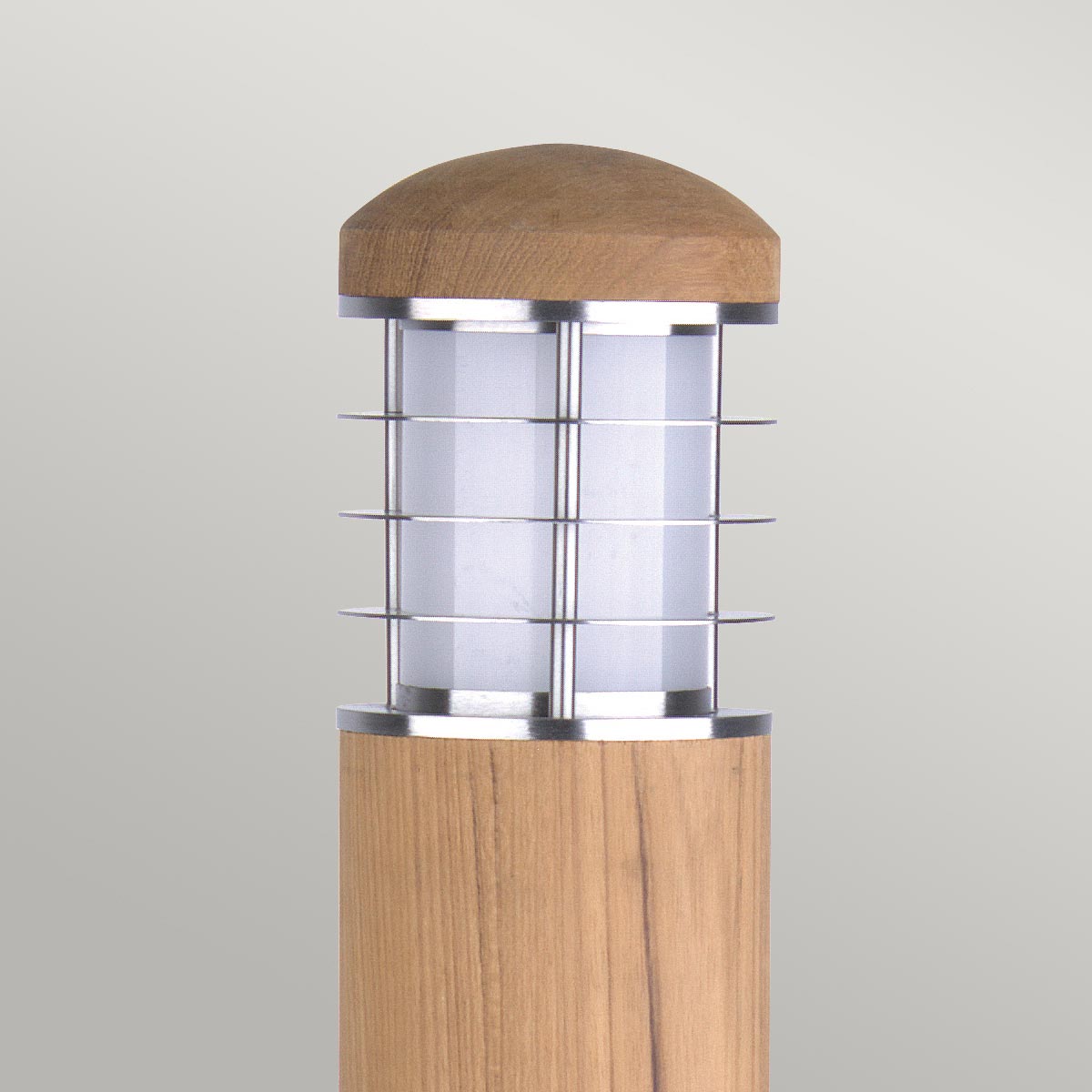 Außen-Wegeleuchte Poole (Teak and Stainless Steel) 1x - Elstead Lighting