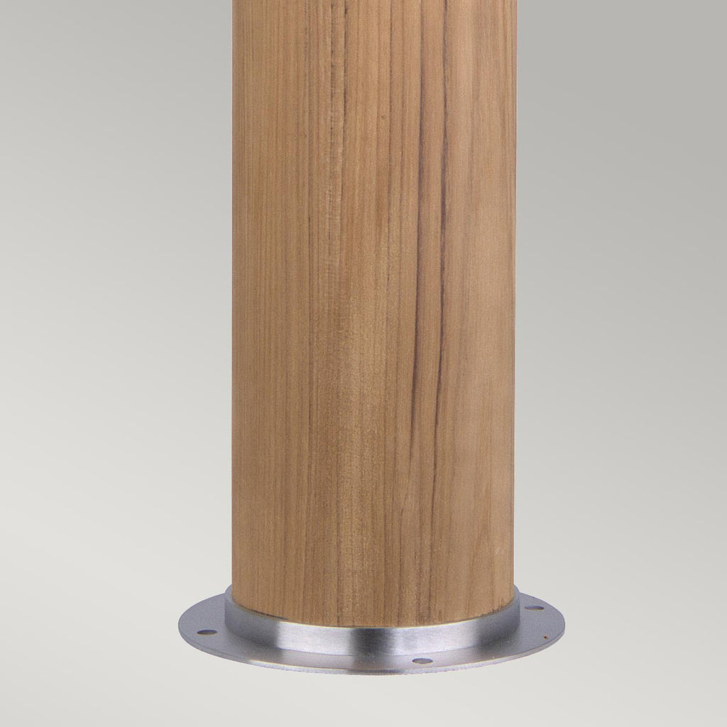 Außen-Wegeleuchte Poole (Teak and Stainless Steel) 1x - Elstead Lighting