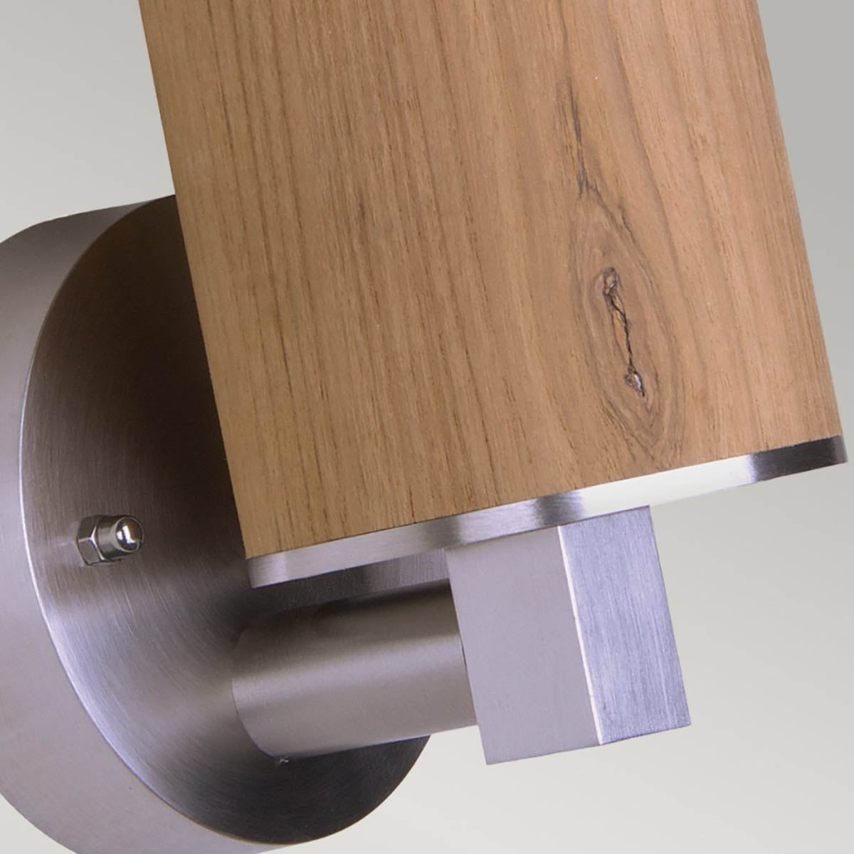 Außen-Wandleuchte Poole (Teak and Stainless Steel) 1x - Elstead Lighting